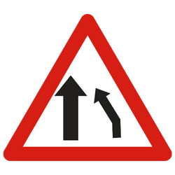 Right Lane Ends Ahead