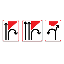 Sharp Curve Lanes Ahead