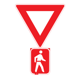Give Way To Pedestrians