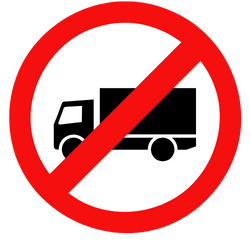Lorries Prohibited