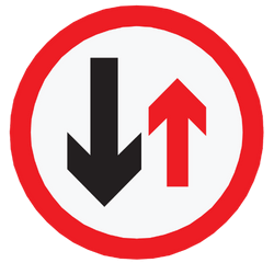 Priority To Oncoming Traffic