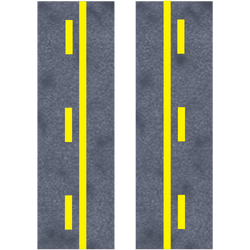 Solid Line On One Side And Broken On The Other