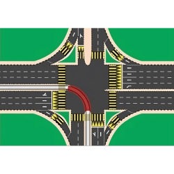 Tram Line Pedestrian Crossing