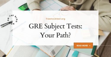 Student considering GRE Subject Test options (Math, Physics, Psychology) for specialized graduate school applications.