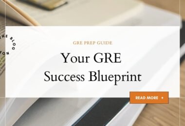 Student using a comprehensive guide to prepare for the GRE General Test for 2025 admissions.